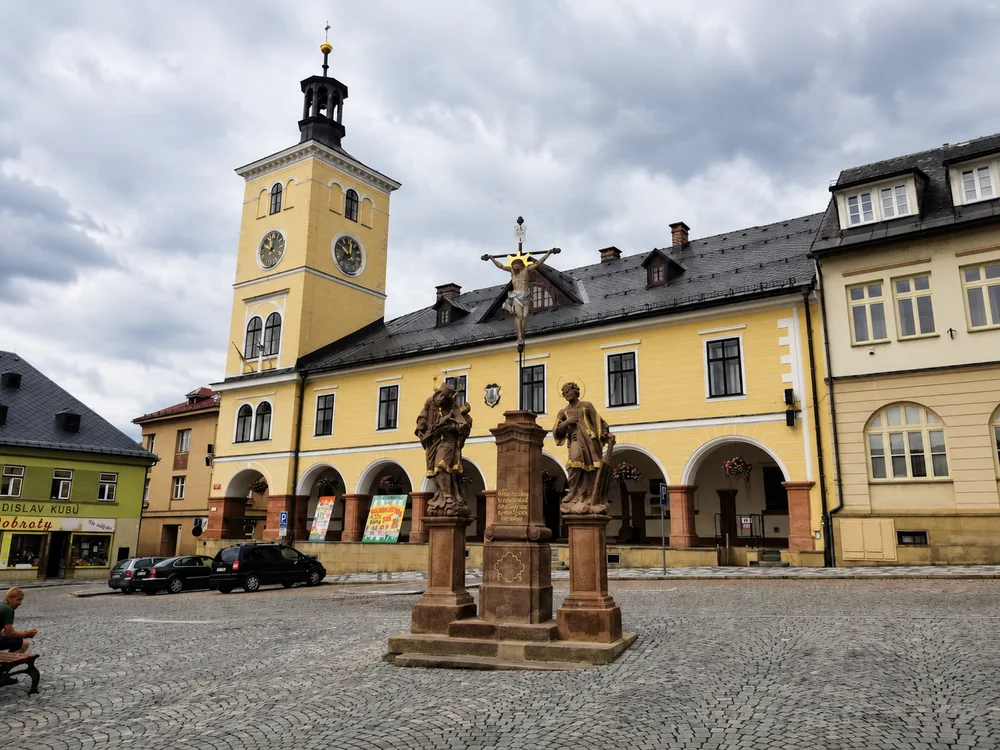 Centrum Jilemnice, náměstí
